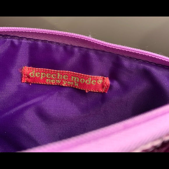 New, Small “Depeche Mode” purple wristlet purse. Great little size. - Picture 2 of 5